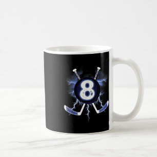 Mug 8e anniversaire - Hockey sur glace 8 ans Cadeau