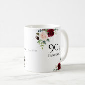 Mug 90 & Fabulous Womans 90th Birthday Party cadeau (Devant droit)