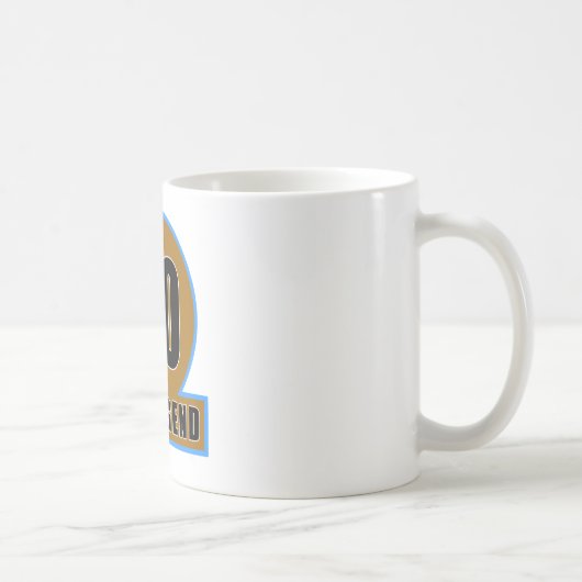 Mug 90 les conceptions d'anniversaire de légende (Droite)