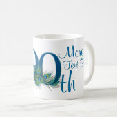 Mug # 90 - quatre-vingt-dixième anniversaire de (Devant droit)