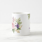Mug 90e anniversaire Floral Bouquet Gold Accents (Centre)