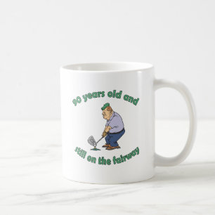 Mug 90e anniversaire Golfer Gag cadeau