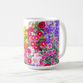Mug 90e fête d'anniversaire - Bouquet floral 90 ans (Devant droit)