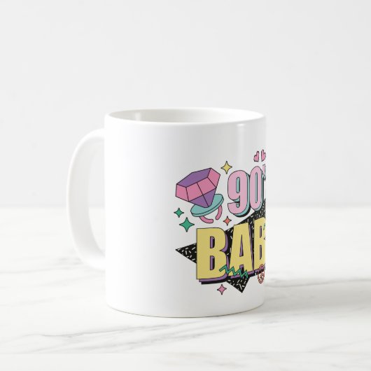 Mug "90s Babe" Nostalgic Cadeau (Devant gauche)