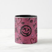 Mug 90s Retro Rose Girly Punk (Centre)