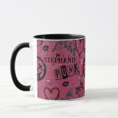 Mug 90s Retro Rose Girly Punk (Gauche)