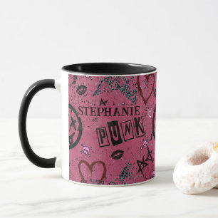 Mug 90s Retro Rose Girly Punk