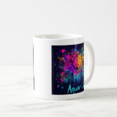 Mug "90s Throwback Aquarius : Splatter Paint Mug" (Devant droit)