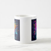 Mug "90s Throwback Aquarius : Splatter Paint Mug" (Centre)