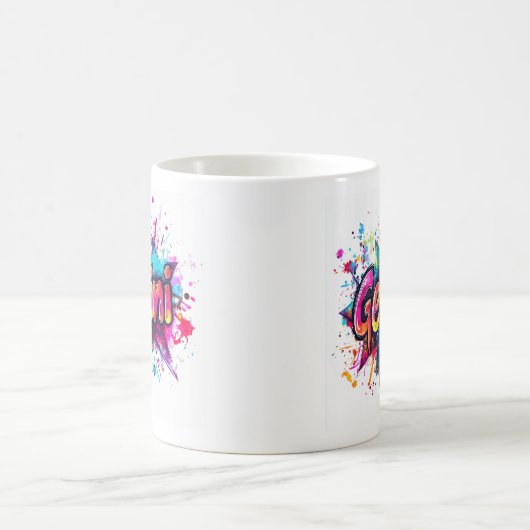 Mug "90s Throwback Gemini : Splatter Paint Mug" (Centre)