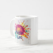 Mug "90s Throwback Leo : Splatter Paint Mug" (Devant gauche)