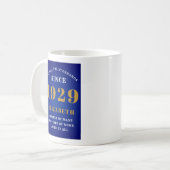 Mug 90th Birthday Standards Born 1929 Ajouter Votre No (Devant gauche)
