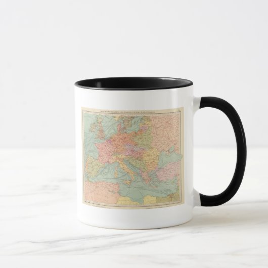 Mug 910 Lignes de communication, Europe centrale (Droite)