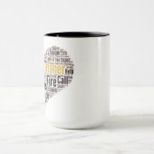 Mug 911 Dispatcher Word Cloud (Centre)