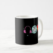 Mug 911 Opérateur de répartiteur pompier de coeur Poli (Devant droit)