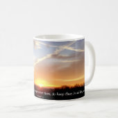 Mug 91:11 de psaume (lever de soleil) (Devant droit)
