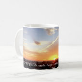 Mug 91:11 de psaume (lever de soleil) (Devant gauche)