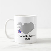 Mug 932nd ACS et carte de l'Islande (Gauche)