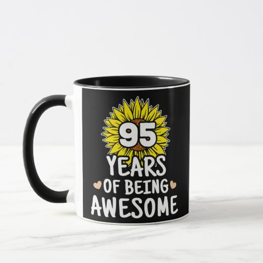 Mug 95 Ans D'Être Impressionnant 95e Anniversaire 95 A (Gauche)