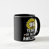 Mug 95 Ans D'Être Impressionnant 95e Anniversaire 95 A (Devant droit)