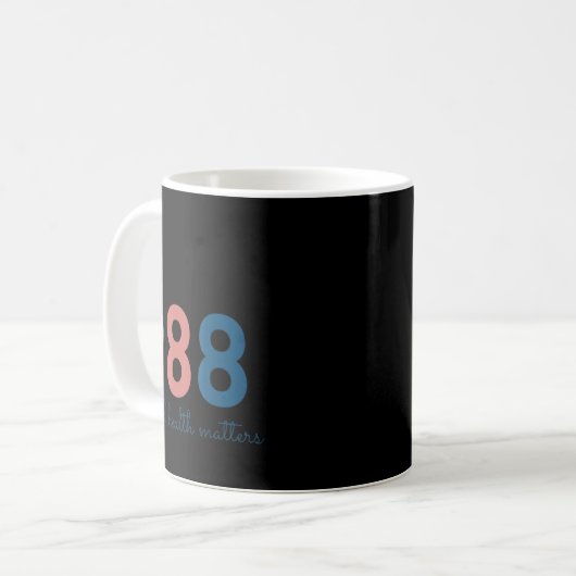 Mug 988 Mental Health S Suicide Prevention Aware (Devant gauche)