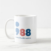 Mug 988 Mental Health S Suicide Prevention Awareness  (Gauche)