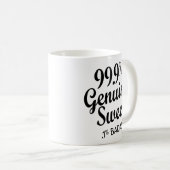 Mug 99,9% Véritable Douce .1% Badass (2) (Devant droit)