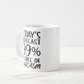 Mug 99% De Chance De Sarcasme (Devant gauche)