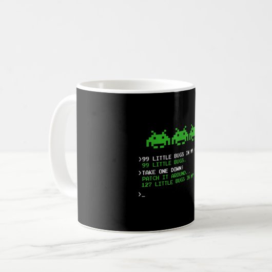 Mug 99 Little Bugs In The Code Software Engineer (Devant gauche)