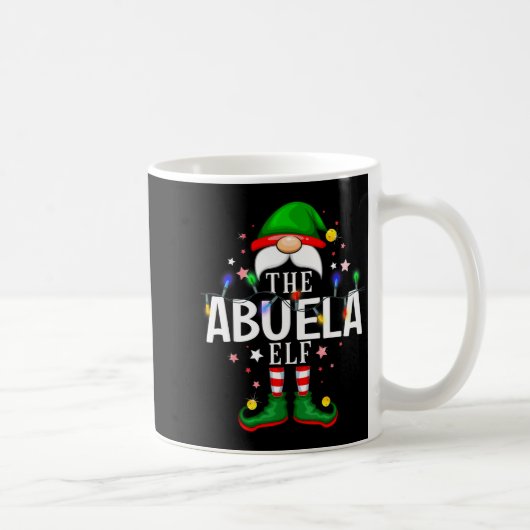 Mug 99 Matching Christmas Elf Family Pjs - Abuela Elf  (Droite)