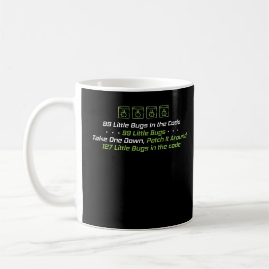Mug 99 Petits Bugs Dans Le Codage Du Programmeur De Co (Gauche)