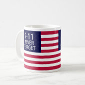 Mug 9-11 jamais oublier (Devant gauche)