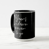 Mug 9 ans à jamais aller 9e anniversaire de mariage (Devant gauche)