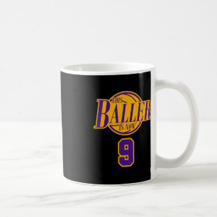 Mug 9 Ans Basketball Baller Purple Et