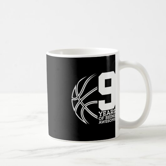 MUG 9 ANS D'ÊTRE UN BASKETBALL MAGNIFIQUE 9E ANNIVERSA (Droite)