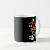 Mug 9 ans Joyeux 9e anniversaire Bysketbyll 9e anniver (Devant droit)
