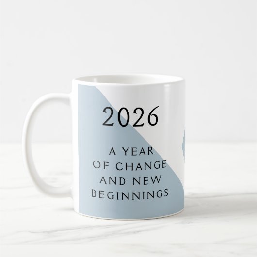 Mug 9. New Year Resolution for 2026 Year of Change (Gauche)