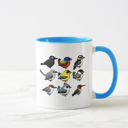 Mug 9 Oiseaux de Jardin du sud-est des États-Unis (Droite)