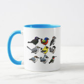 Mug 9 Oiseaux de Jardin du sud-est des États-Unis (Gauche)