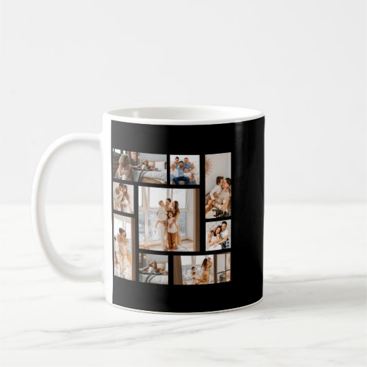 Mug 9 Photo Collage Template (Gauche)