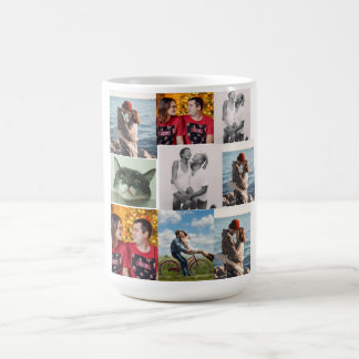 Mug 9 Photo Custom Personalized Collage