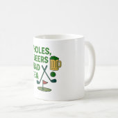 Mug 9 Trous, 6 Bières, 1 Mauvaise Idée - Golf Humour D (Devant droit)