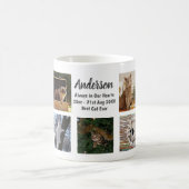 Mug 9 x Photo Collage Amoureux de les chats Texte pers (Centre)