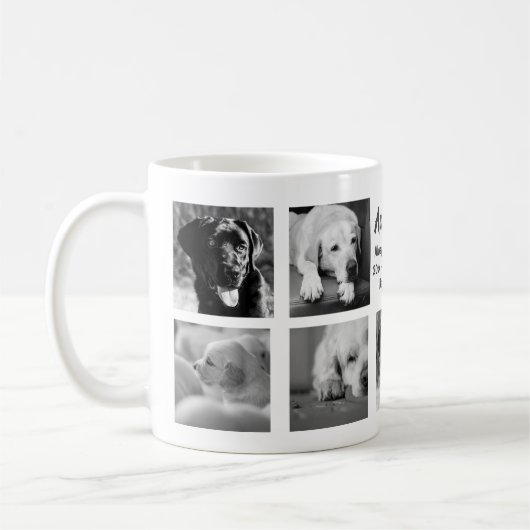 Mug 9 x Photo Collage Labrador Amoureux de les chiens (Gauche)