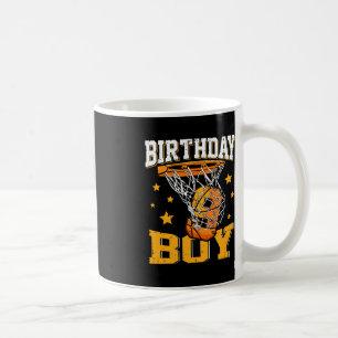 Mug 9e anniversaire de basket-ball garçon 9 ans de bas