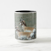 Mug A27 Pronghorn Antelope Young Bucks (Centre)