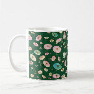 Mug A 1000 Parasols Forest Green