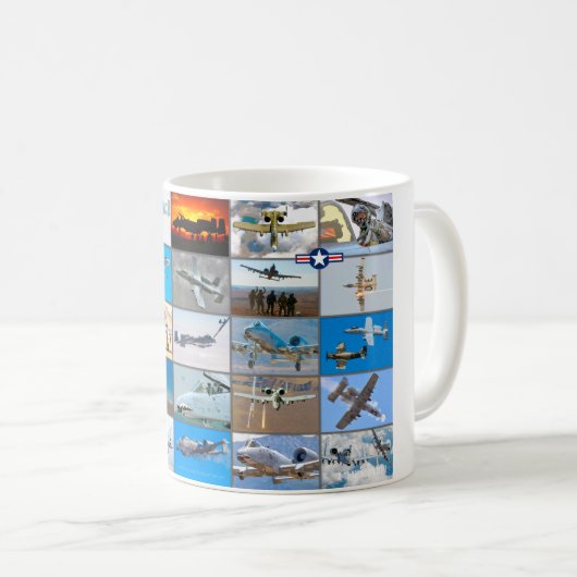 MUG A-10 THUNDERBOLT II "MONTAGE" (Devant droit)