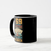 Mug À 59 Jouer Avec Pont Complet Poker 59e Anniversair (Devant gauche)