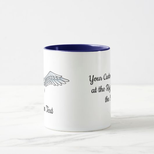 Mug à ailes gris-bleu (Centre)